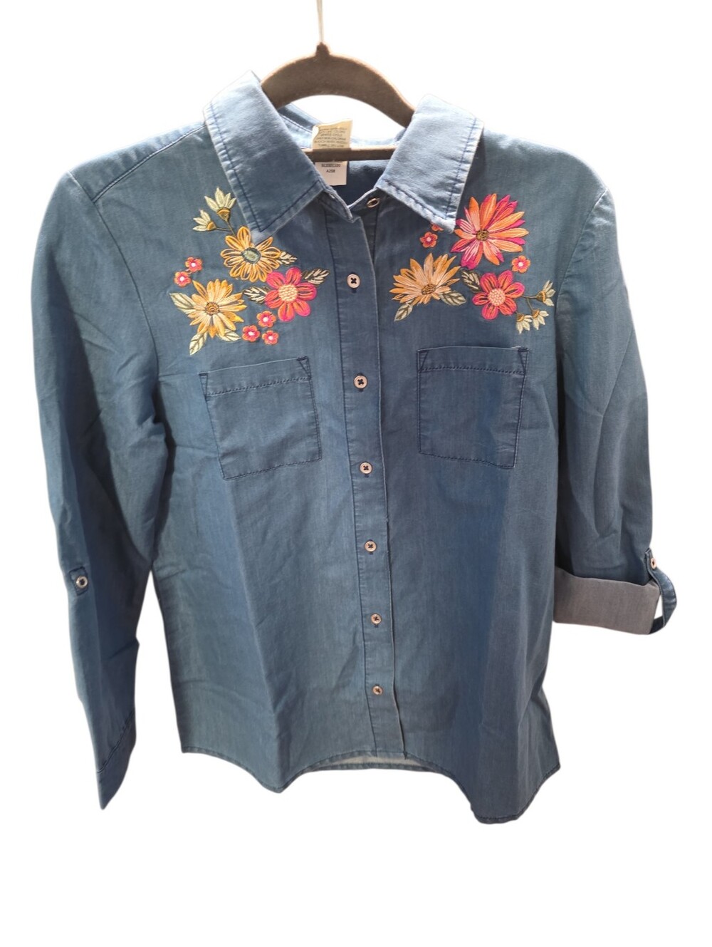 Blair Navy Blue Button-Up Shirt - Picture 4 of 4